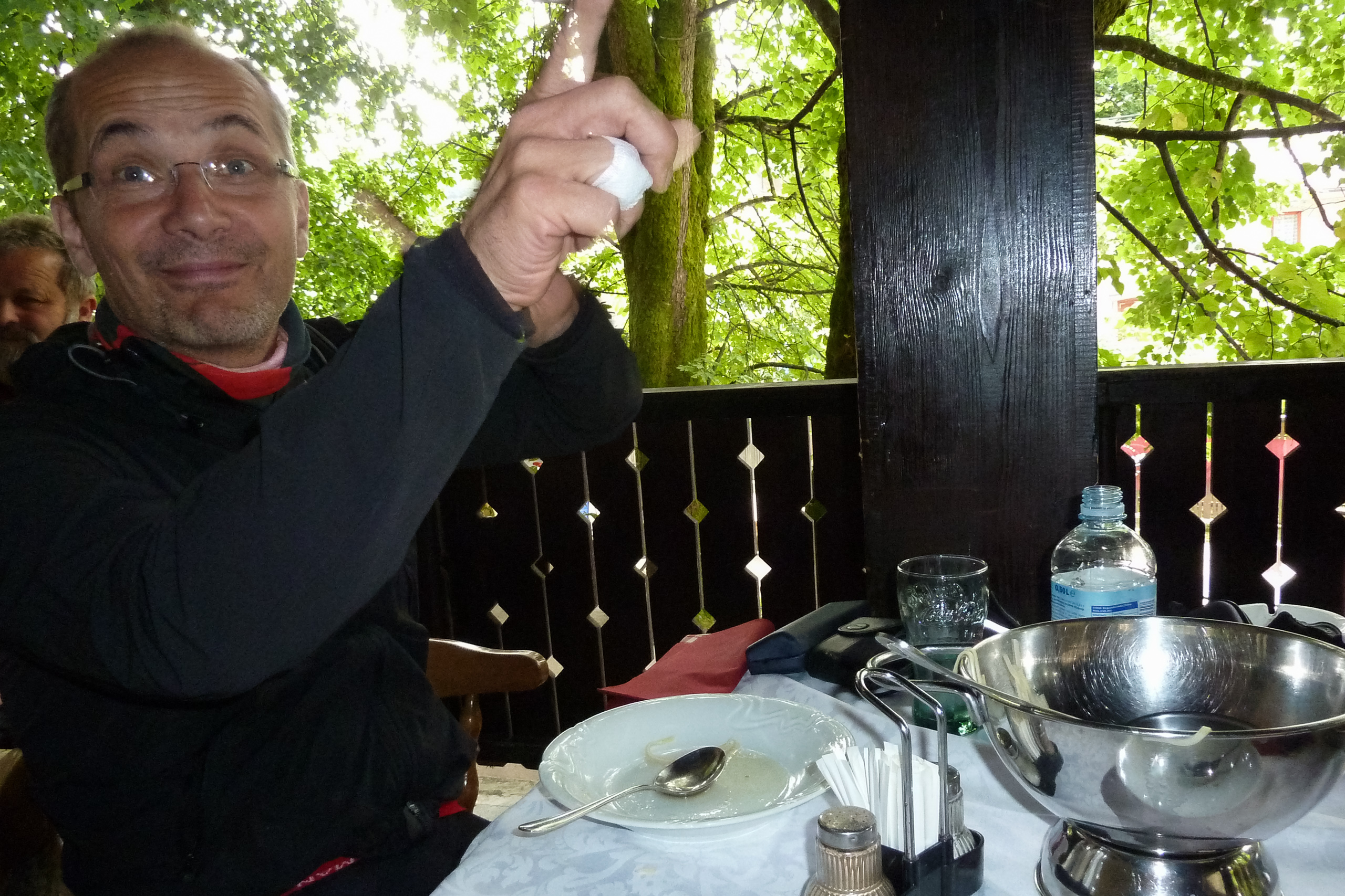 Mittagspause in Škofja Loka